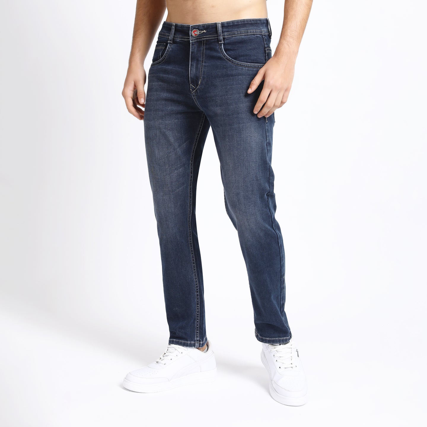 ANKLE LIGHT GREY FIT JEANS TEDDY 4769-1